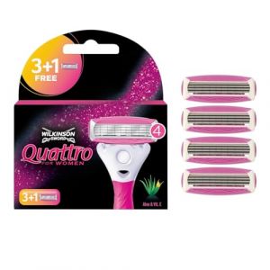 Wilkinson - Quattro For Women - Lames de rasoir pour femme - Pack de 4 (best_rope24, neuf)