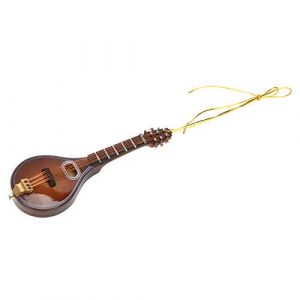 Mini instrument de musique miniature, mandoline miniature, 10 cm, d&eacute;coration pour les amateurs de musique, pour enfants, d&eacute;coration de la maison (Taomzae, neuf)