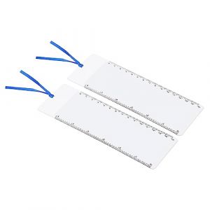 PATIKIL Marque-page Loupe avec 6 pouce R&egrave;gle, 2 Paquet 3X Loupe Feuille Page Loupe Lentille pour Faible Vision Gens Lecture Livre Magazine Journal (PATIKIL UK, neuf)