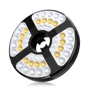 Walkervo Lampes De Parasol USB Rechargeables Luminaires pour Parapluies De Terrasse Étanches Éclairage De Jardin Extérieur 48 LED 3 Modes Parapluie pour Camping Terrasse Plage Jardin Et Piscine (Lucky Night, neuf)