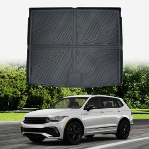 ECOZEN Tapis de Coffre pour VW Tiguan 3 2024,2025, Tapis de Protection antid&eacute;rapant, Tapis de Coffre Toutes Saisons pour Le Coffre sup&eacute;rieur, Ajustement &eacute;lev&eacute;, Accessoires VW Tiguan 3 2024 2025 (ECOZEN-GROUP, neuf)