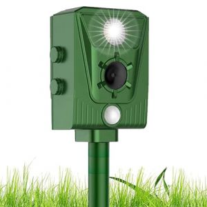 R&eacute;pulsif Chat &agrave; ultrasons,Repousse Les Animaux d'ext&eacute;rieur comme Les Chats, Les Rats, Les Chiens, Les Oiseaux, Les Renards, r&eacute;pulsif Solaire &agrave; ultrasons pour Chats r&eacute;pulsif d'ext&eacute;rieur pour Animaux (SuSShan-Store, neuf)