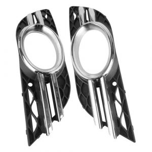 PYPFQUMQGR pour Mercedes pour Benz Classe E W211 2007-2009 Grille De Phare Antibrouillard Avant De Voiture Garniture Chrom&eacute;e A2118851174 A2118851274 Cache Antibrouillard (Bzhsm, neuf)