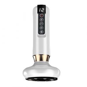 Masseur Anti Cellulite, Dispositif De Grattage Masseur Électrique avec Réglable à 12 Niveaux, Ventouse Electrique Anti Cellulité, Ventouses De Massage Contre La Cellulité (Blanc) (SparkWave Pro, neuf)