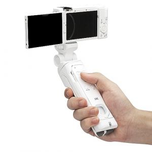 JJC Poign&eacute;e de Prise de Vue avec t&eacute;l&eacute;commande Bluetooth RMT-P1BT Amovible pour Sony A1 II A7 IV ZV-E10 ZV-1 ZV-1F a7R V IV III a1 a9 a9II a9 III A7C II, A7C R, A7SIII a6600 a6400 a6100 RX100VII (FOTOER Hub, neuf)