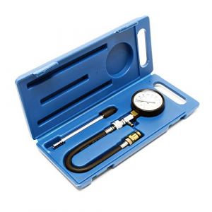 Compressiomètre pour moteurs Essence Coffret de 3 pièces Kit Testeur de compression Outil de mesure (Wiltec Wildanger Technik GmbH, neuf)