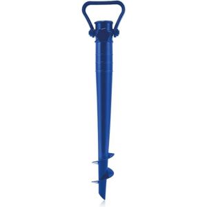 Embout de forage pour parasol de plage de plage de pied parapluie base fixation couleurs rouge bleu jaune vert abs résistant pratique et léger (asiago101, neuf)