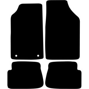 Kovvar Tapis de Sol Compatible avec Peugeot 205 1983-1998 Correspondant à la Version: 3/5 Portes | Qualité: Basic (Kovvar, neuf)