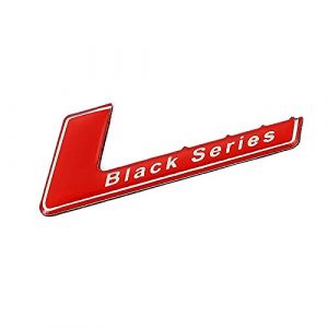 WWFAN Autocollant de Voiture Embl&egrave;me Badge Stickers Black Series Logo Sticker for Mercedes SLS AMG W204 W203 W207 W211 W219 C63 C63 Coiffage Automatique (Color Name : Red) (tai6yuanchuanchutongwangluokejiyouxiangongs, neuf)