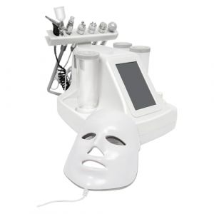 Machine à eau et oxygène 7 en 1 pour dermabrasion Hydro - Nettoyage en profondeur - Masque LED - Pour dermabrasion - Petite bulle (Malkoaswe, neuf)