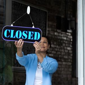 Panneau néon personnalisable ouvert/fermé – Panneau lumineux double face à suspendre ultra fin pour vitrines de magasin, restaurant, bar (caiyuguangnian, neuf)