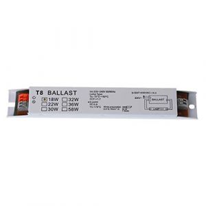 Buwei T8 220-240V AC 2x18W Ballast électronique à Large Tension Ballasts de Lampe Fluorescente (CCIIO, neuf)