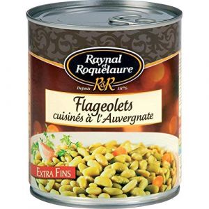 RAYNAL ET ROQUELAURE - Flageolets Cuisin&eacute;s &Agrave; L'Auvergnate 820G - Lot De 4 - livraison offerte (A TA PORTE, neuf)