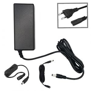 myVolts Chargeur/Alimentation 19V Compatible avec Akai MPC Live II Groovebox (Adaptateur Secteur) - Prise française - avec rallonge et Interrupteur en Ligne (myVolts EU, neuf)