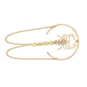 Brassard Scorpion Brassard Tourbillon Bracelet Brassard Réglable Brassard Ouvert Bracelet De Brassard Bijoux Brassard Femme Bracelet Manchette Brassard De Scorpion Alliage Golden TINEASUR (Sauxi, neuf)