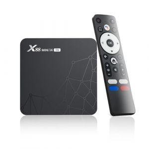 Android 14 TV Box, Android TV Box with 2GB 16GB RK3518 Quad-Core 64bit Cortex-A53 Chipset, Android Box 2025 Supports Dual-Band WiFi, Bluetooth 5.0, HDMI 2.0 and HD 4K (SGH EU, neuf)