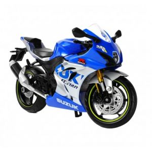 SHINESIGNAL Mod&egrave;le de Moto 1:12 - Jouet Compatible pour Suzuki R1000R - en m&eacute;tal - avec mod&egrave;le de Moto en Plastique - Mini Cadeau de Motor pr&ecirc;t &agrave; l'emploi pour Adultes (Bleu) (SHINESIGNAL, neuf)