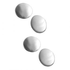 WOONEKY 4 Pièces déodorant métal absorbeur éliminateur d'odeur parfum désodorisant destructeur d'odeur pour les mains barre anti-odeurs Acier inoxydable Silver (Jan Yagers, neuf)