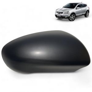 Coque de R&eacute;troviseur Noire Ext&eacute;rieur Droit (Cot&eacute; Passager) compatible pour Nissan Qashqai J10 (2007-2014) 96373JD08E (Autocraft France, neuf)