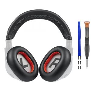 SOULWIT Coussinets d'oreille en Cuir Protéiné + Coussinet de Bandeau, Kit de Remplacement pour Plantronics BackBeat Pro 2 Casque, Voyager 8200 UC, Pièce de Rechange (SoloWIT Store, neuf)
