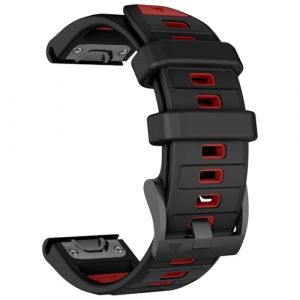 MYSNBKN 22mm Quick Fit Bracelet pour Fenix 8 47mm/Epix Pro 47mm/Fenix 7 Pro/Fenix 7/Fenix 6 Pro/Fenix 6/Fenix 5/Fenix EPIX Gen2, Forerunner965/955/945/935/Approach S62 (MYSNBKN-FR, neuf)