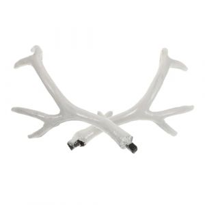 BESPORTBLE 1 Paire Accessoires En Bois De Cerf Bandeaux De Bois Corne De Cerf De Cerf Bois De Cerf Pour L'artisanat Bandeau En Bois De Cerf Faux Bois Bandeau De Cerf Plastique Beige (Breeze & Leaves, neuf)