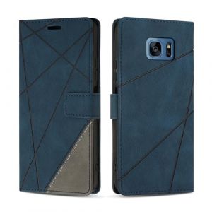 SONWO Coque pour Samsung Galaxy S7 Edge, Protection Housse Etui en Cuir PU Portefeuille avec Emplacements Cartes et Fonction Support pour Samsung S7 Edge, Bleu (SONWO EU STORE, neuf)