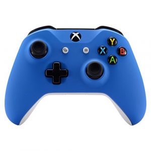 eXtremeRate Coque Avant de Remplacement pour Xbox One S/X Manette, Coque Shell Avant Coloré pour Xbox One S/X Manette (Modèle 1708), Bleu (Easequote-Store, neuf)