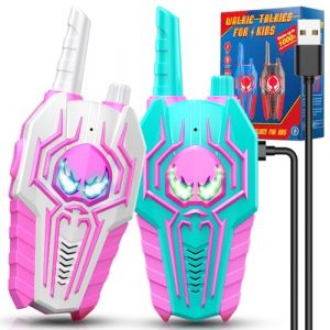 Toyokid Jouet Fille 3 4 5 6 7 8 9 10 Ans, Spider Talkie Walkie Enfants Rechargeable Cadeau Fille 3 4 5 6 7 8 9 10 Ans Cadeau Noel Jouet Enfant 3-10 Ans Fille Cadeau Anniversaire Fille 3-10 Ans (PQTDWJR SHOP, neuf)