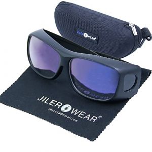 JILERWEAR Lunettes de protection laser CO2 9000-10600nm Lunettes de protection laser OD6+ Lunettes de protection certifiées CE pour machine de découpe et de gravure laser CO2 (JilerStore, neuf)