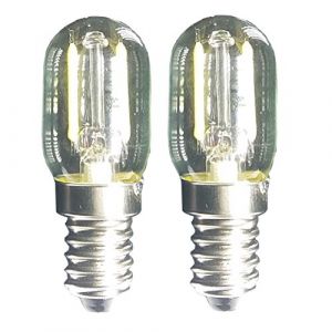 QLEE Led E14 Led Ampoule Pour R&eacute;frig&eacute;rateur 1.5w T22 Micro-onde 240v 20w &eacute;quivalent Lampes &agrave; Incandescence Pour Machine &agrave; Coudre &agrave; Micro-ondes Chandelier Lava Lampe De Bureau De Capot Lot De 2 (Qleeteck, neuf)