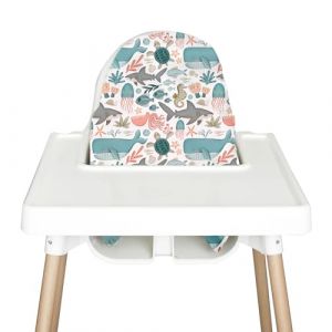 Nibble and Rest Housse pour chaise haute, compatible avec la chaise haute IKEA Antilop, accessoires de chaise haute, anti-taches et housse lavable (coussin non inclus) (dessous de celle-ci) (Nibble and Rest, neuf)