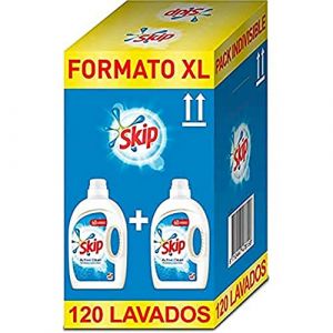 Skip Active Clean Lessive Liquide Machiner à Laver 6 L, Paquete de 2, (68291167) (Distribuciones Plasencia, neuf)