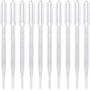 Binnan 100Pcs 3ml Pipette de Transfert, Pipettes de Transfert en Plastique, Pipettes de Transfert de Pipette Jetables, Pipette Graduée pour Transfert Liquides Divers (Ancolier Trade, neuf)