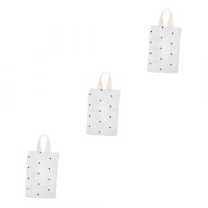 VICASKY Lot de 3 sacs à lingettes humides à suspendre pour sac de rangement portable pour lingettes humides pour les déplacements, sac à langer, poussette léger et pratique avec pois (Belicious Helper, neuf)