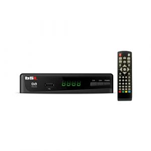 Receptor DVBT2 HD BSL-255 | Decodificador Para TV Digital Terrestre de Alta Definición Full HD 1080P | Soporta H.265 10 Main HEVC | Display Digital y Mando a Distancia | Entrada Scart, USB y HDMI (RESET TEC, neuf)