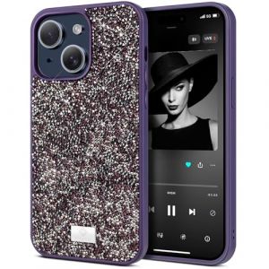 BEZ&reg; Coque pour iPhone 14 Paillette, Coque Compatible avec iPhone 14 Glitter, Coque iPhone 14, Series de Etuis avec Bling & Co., &Eacute;tui en Diamant Etincelant et &agrave; Cristal Bling, Violet Alto (TheBlingZ., neuf)