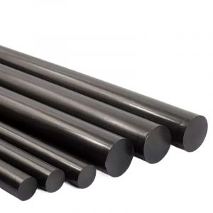 Longueur 100mm tige F4 blanche et noire barre en téflon Polytetrafluoroethylene tige solide barre en plastique PTFE bricolage (Noir,Diamètre 40mm) (LiangYouBingShi, neuf)