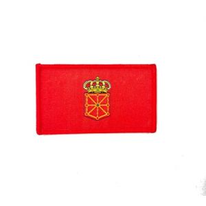 Patchs brodés Drapeau Navarre aux couleurs officielles - Écusson brodé - Patchs motards brodés - Patchs militaires, patch Navarre (Navarre) (Pandidui23, neuf)