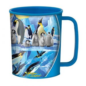 3D LiveLife Gobelet - Plongeon des Pingouins de Deluxebase. Gobelet Art Lenticulaire Océan 3D. Gobelets en plastique de 300 ml enfants illustrations originales licence artiste renommé Michael Searle (DELUXEBASE, neuf)