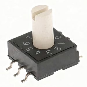 NIYATA Commutateur rm3haf-10 Bouton, Commutateur Rotatif 10 Positions, Interrupteur d'encodeur Rotatif avec Poign&eacute;e 3: 3 pour Les &eacute;quipements Audio/Vid&eacute;o, pour Lunii Boite Histoire &Eacute;quipement Audio (Haibo CuiUKShop, neuf)