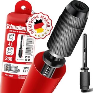 SCHWABENBACH ® Adaptateur SDS plus vers SDS Max, Adaptateur de mandrin, Outil rapide de conversion de mandrin pour tous les forets SDS (Schwabenbach GmbH, neuf)