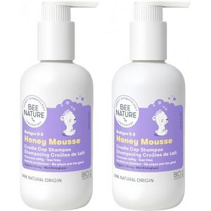 Bee Nature - Shampoing B&eacute;b&eacute; Enfant Cro&ucirc;tes de Lait - Extra Doux - YUKA 100/100 - Honey Mousse - Convient aux Cuirs Chevelus Secs, Sensibles, qui D&eacute;mangent et Sujets &agrave; l'Ecz&eacute;ma -400ml(2 * 200ml) (DYPCARE, neuf)