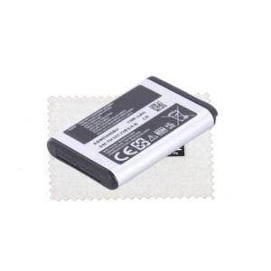Batterie d'origine pour AB803446BU pour Samsung B2710 Solid, GT-B2710, xcover 271 avec Chiffon de Nettoyage d'écran Shlok (INFOSUPPLY, neuf)