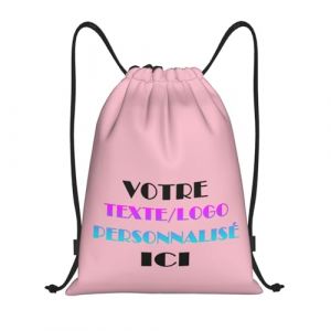 Tingwei sac a dos personnalisable sac de sport personnalis&eacute;e, homme et femme texte/logo sac piscine enfant, gym bag votre plage et les loisirs (beiruolanmaoyi, neuf)