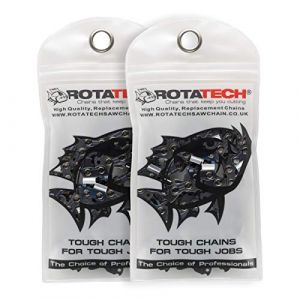 Rotatech Chaîne de tronçonneuse complète pour tronçonneuse filaire BLACK+DECKER CS2245-GB 45 cm (Northern Arb Supplies, neuf)