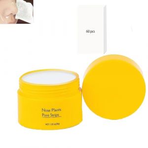 Nose Pore Strips - Blackhead Remover, Blackhead Mask with 60 PCS Strips, Black head Remover Peel off Mask, Nose Plants Pore Cleanser Purifying Face Mask for Nose & Face (1Pcs) (XIANWEIRENZHI, neuf)