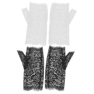 CANIGHT 2 Paires De En Dentelle Pour Robe De Mariée, Décoration De Banquet, En Dentelle Pour Mariage, De Mariée, En Dentelle Pour Mariée, De Mariage, Beaux De Mariée (ZORIYOI, neuf)