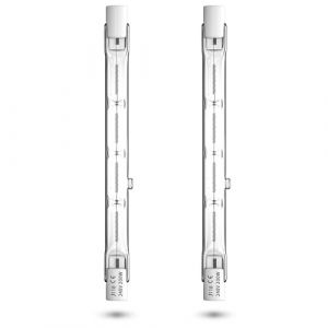 Bonlux 200W R7S 118mm Ampoule Halog&egrave;ne Lin&eacute;aire, J118 Dimmable 3900lm Blanc Chaud 2800K Ampoule Halog&egrave;ne Crayon pour L&rsquo;&eacute;clairage de Maison, Travail, S&eacute;curit&eacute;, Lampadaire, Etc (2Pcs) (ATHLACCA EAST GARRYFINE LTD, neuf)