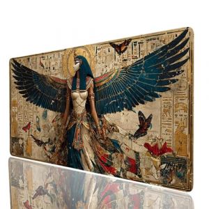 Aile Tapis de Souris Egypte Imperm&eacute;able Tapis de Souris XXL 1400x600x3mm, Gaming Mouse Pad Am&eacute;liorer la Pr&eacute;cision et la Vitesse, Mouse Pad pour Bureau Gamer Clavier sans Fil Pc Portable Model-5088 (JXLBDWUS, neuf)